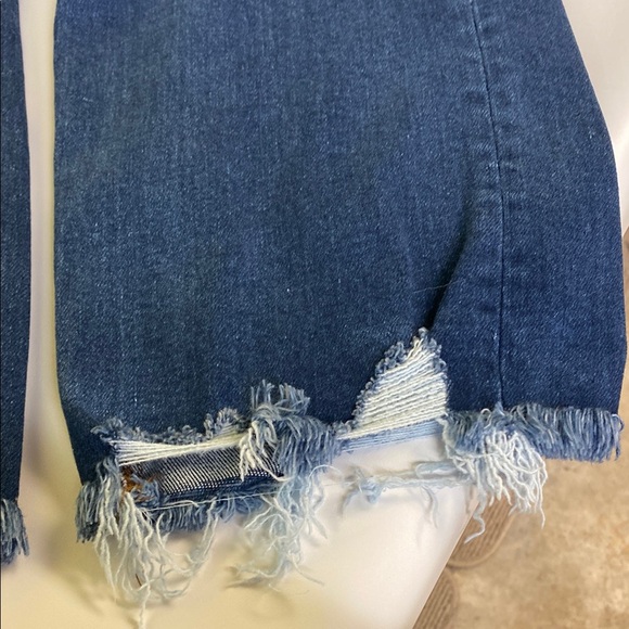 Flying Monkey Distressed Straight Leg Stretch Jean - Picture 7 of 7